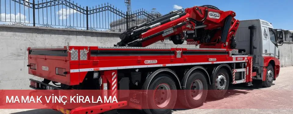 Mamak İlçemi Vinç Kiralama